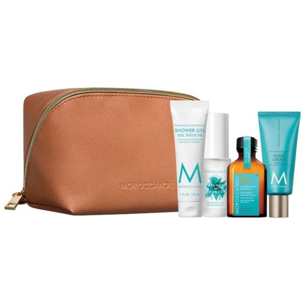 Moroccanoil Body Travel Set (Oil Treatment 25ml, Shower Gel 30ml, Brumes Du Maroc 30ml, Hand Cream 40ml)