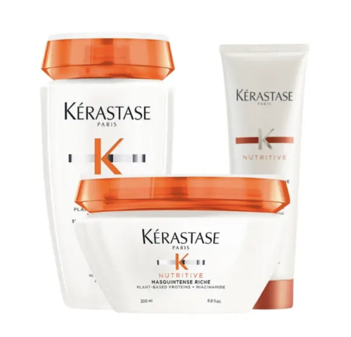 Kerastase Nutritive Set (Bain Satin Riche 250ml , Masquintense Riche 200ml , Thermique 150ml)
