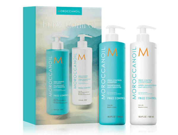 Moroccanoil Frizz Control Duo Box (Shampoo 500ml , Conditioner 500ml)